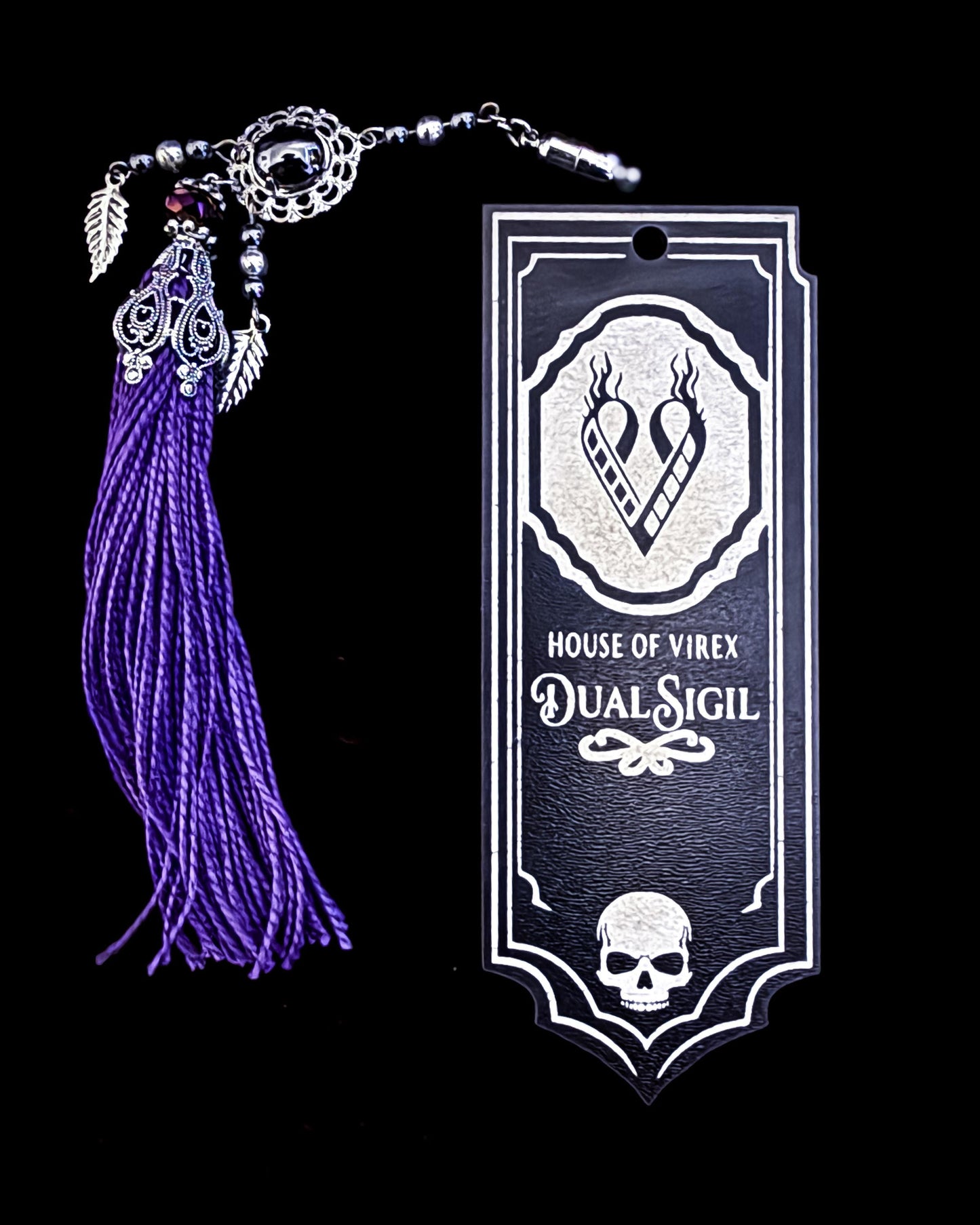 Threadbound Relic Set: Personalized Bookmark & Tassel. One-of-a-Kind Vibe-Based Relic.
